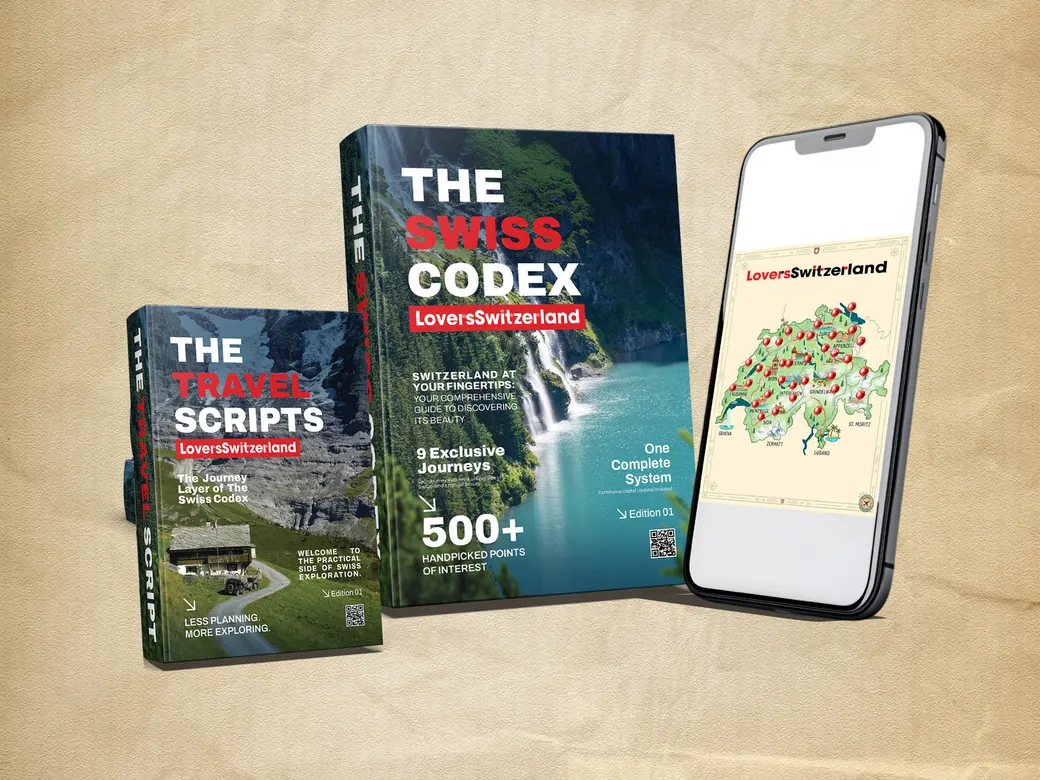 The Swiss Codex, the Travel Scripts and the LoversSwitzerland map: three in one package